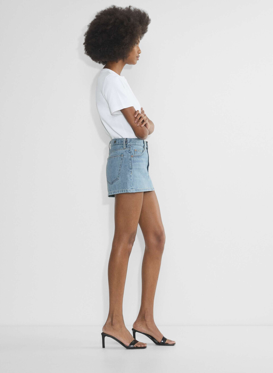 denim forum gonna in micro denim vintage anni 90 7 anni bleu taboo
