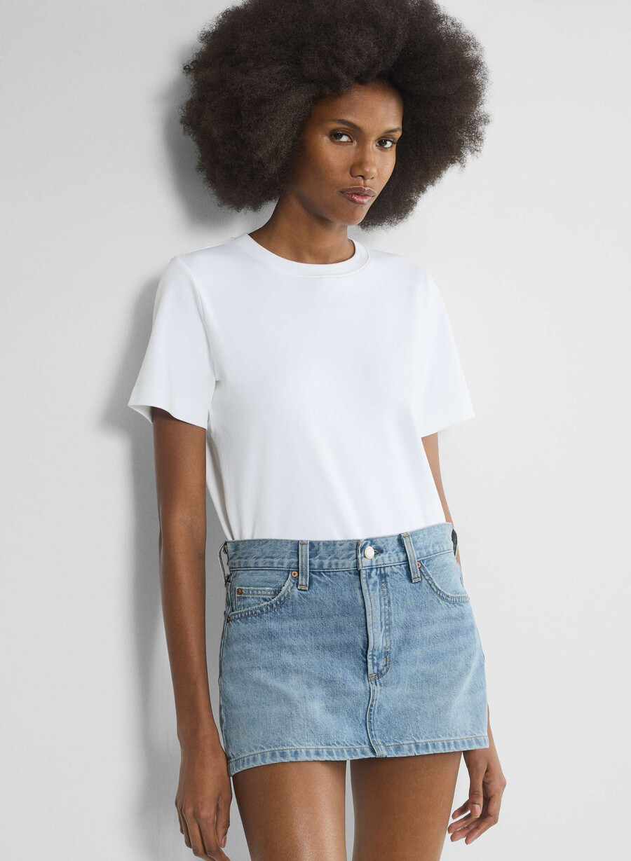 denim forum gonna in micro denim vintage anni 90 7 anni bleu taboo