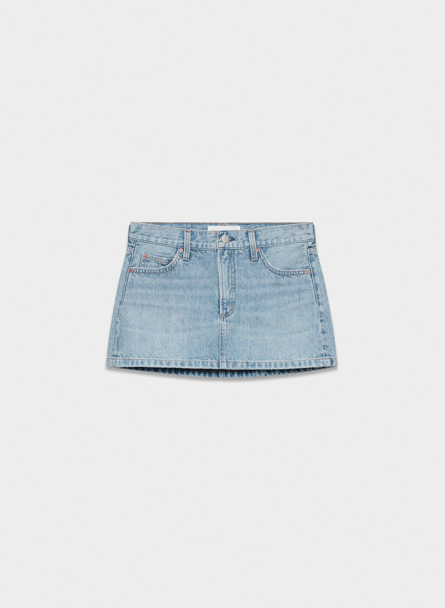 denim forum gonna in micro denim vintage anni 90 7 anni bleu taboo