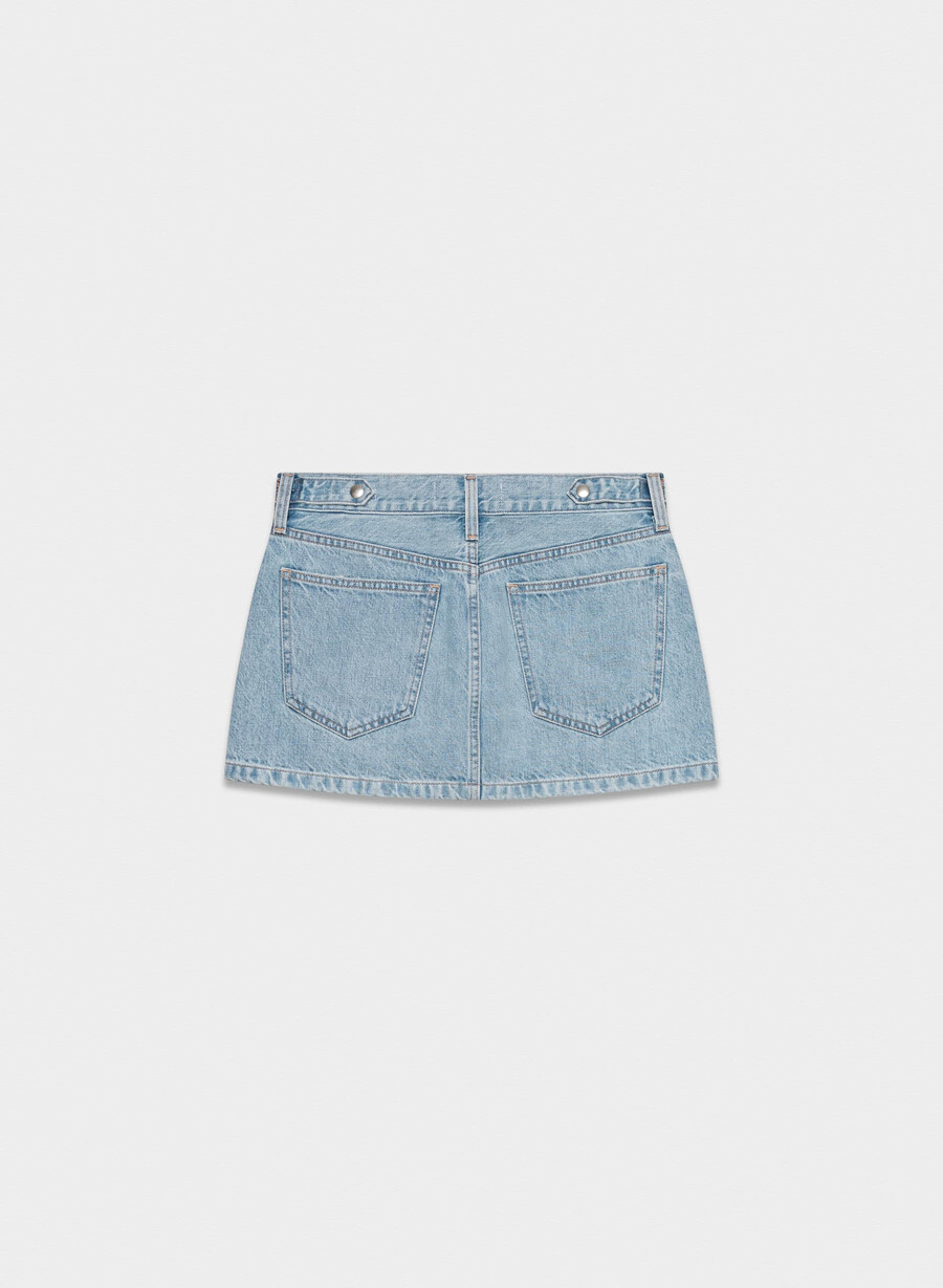 denim forum gonna in micro denim vintage anni 90 7 anni bleu taboo