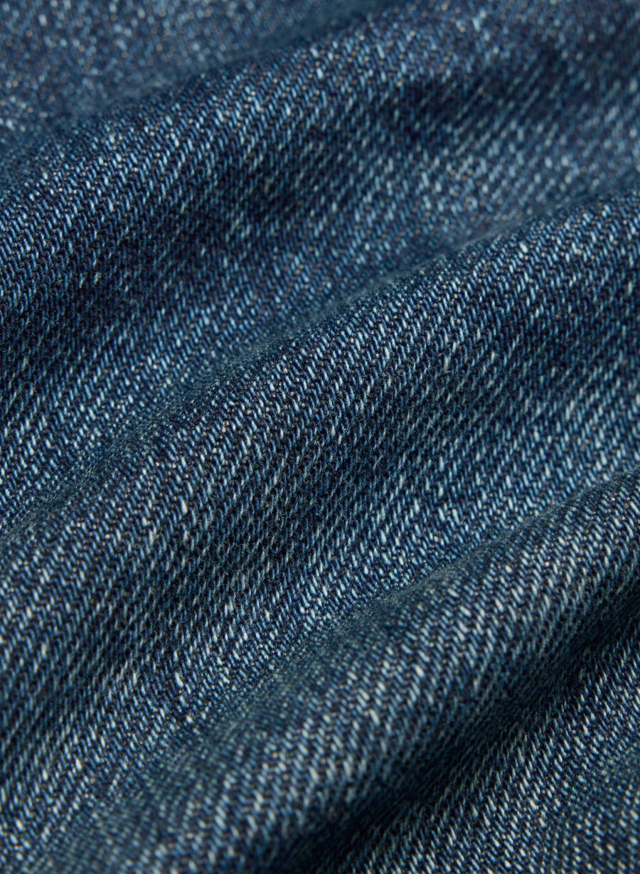 forum denim la gonna in micro denim vintage degli anni 90 È blu scuro