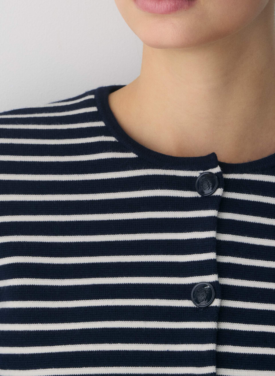 cardigan notevole - wonder yarn admiral light birch