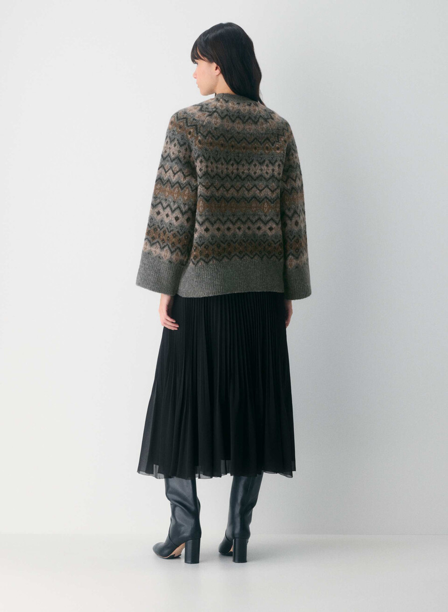 maglione harlow grigio scuromulticolore