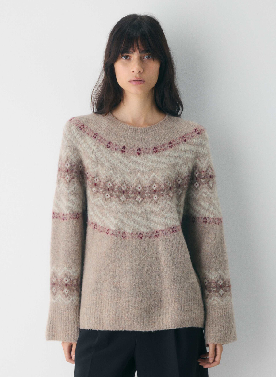 maglione harlow hthr stn gr multi
