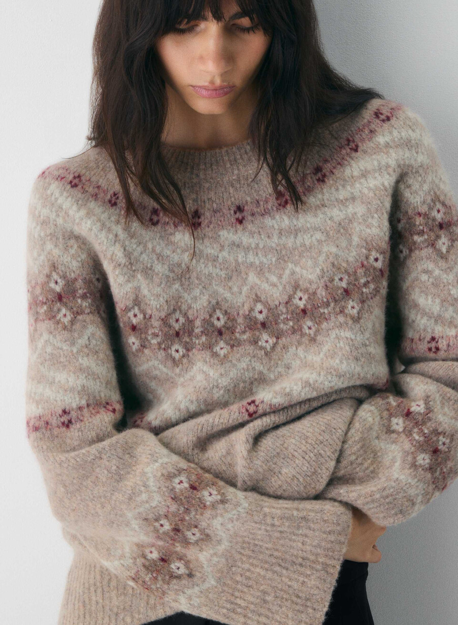 maglione harlow hthr stn gr multi