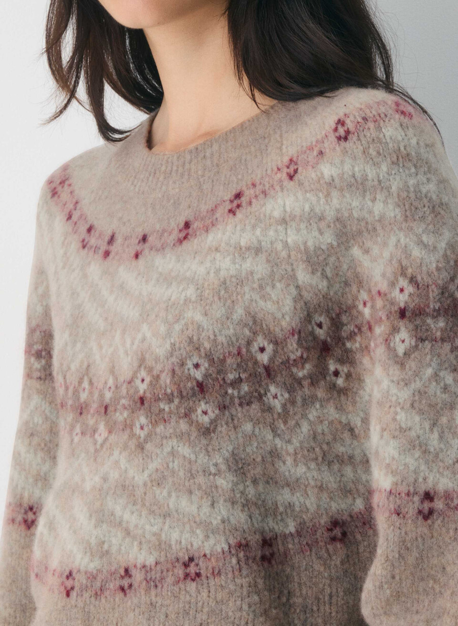 maglione harlow hthr stn gr multi
