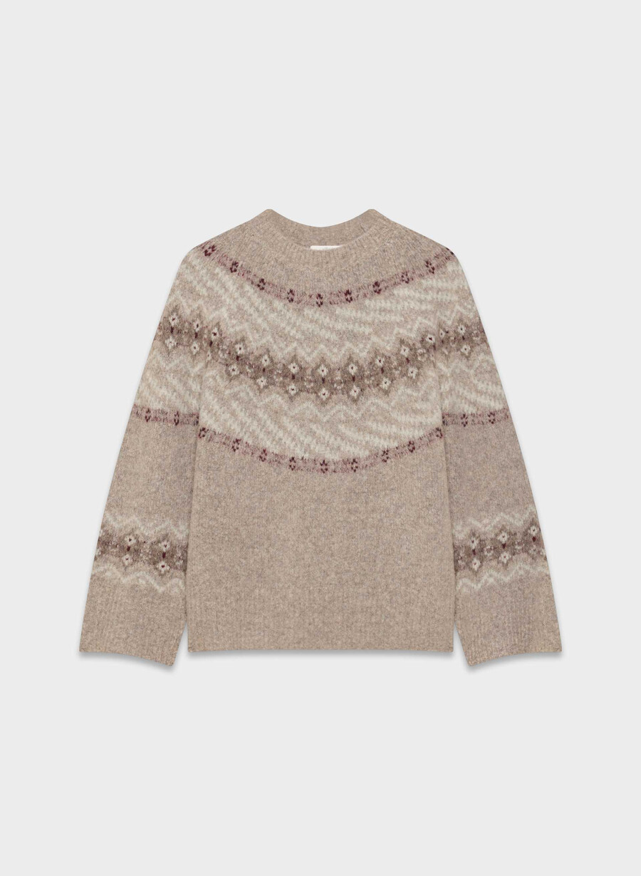 maglione harlow hthr stn gr multi