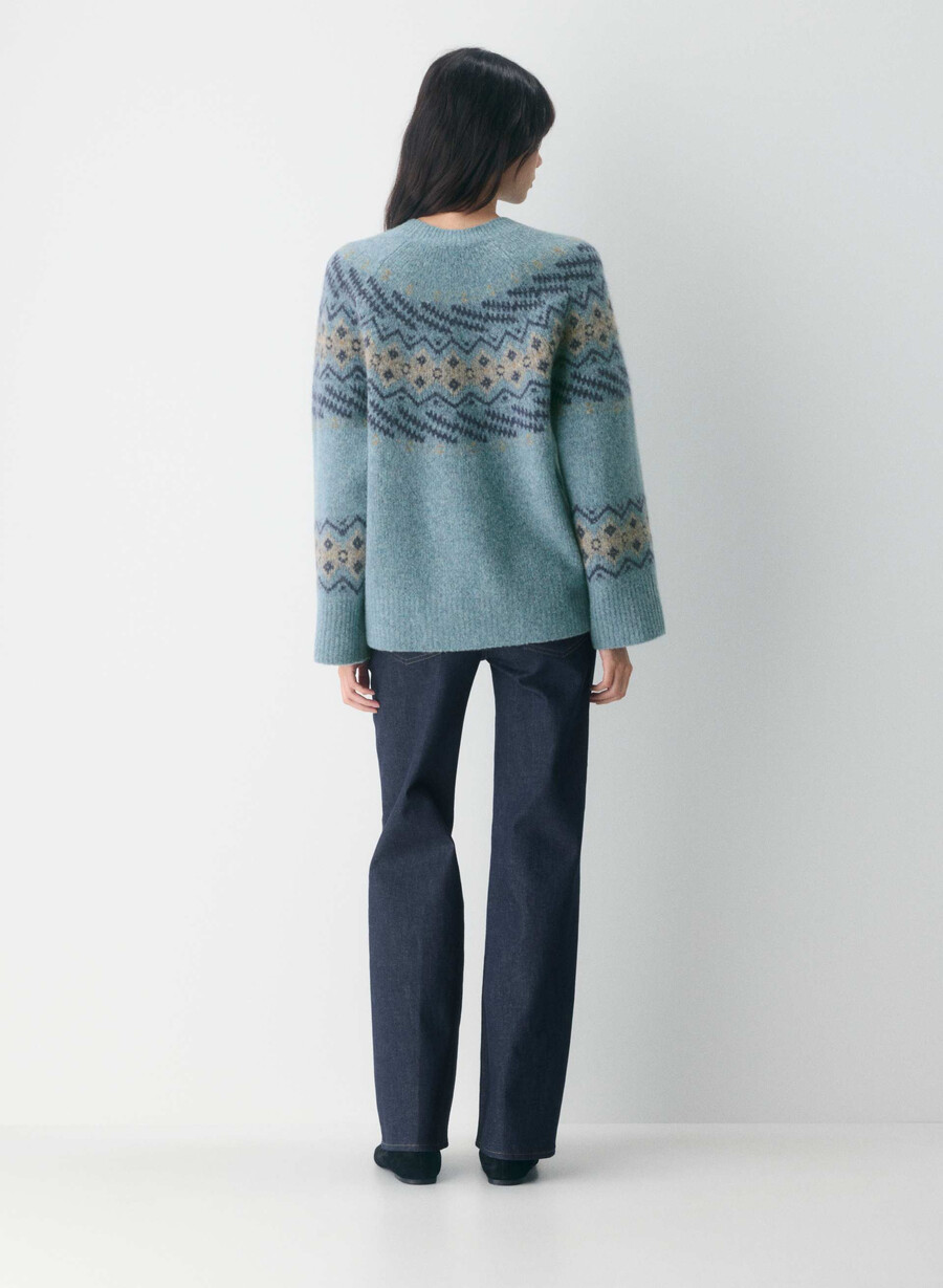 maglione harlow blu medio multi