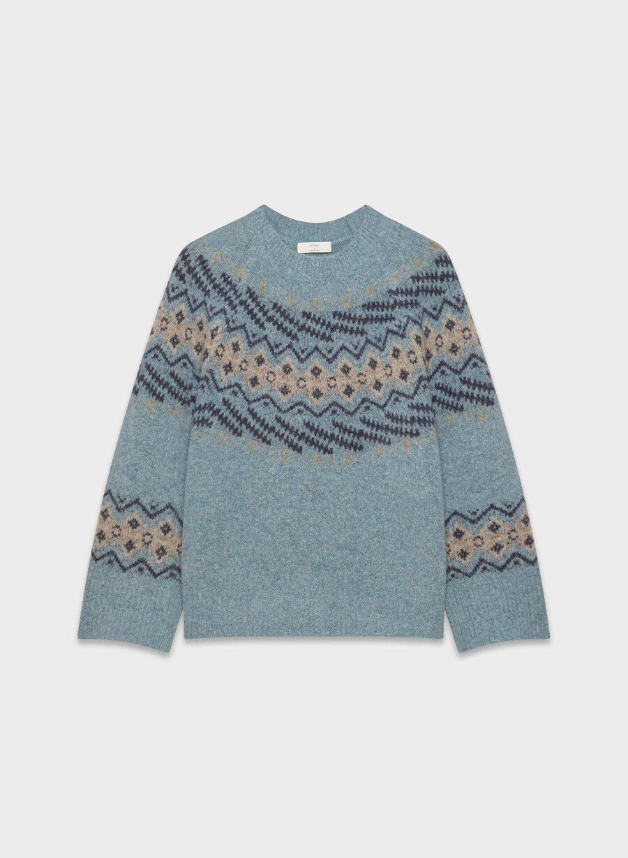 maglione harlow blu medio multi