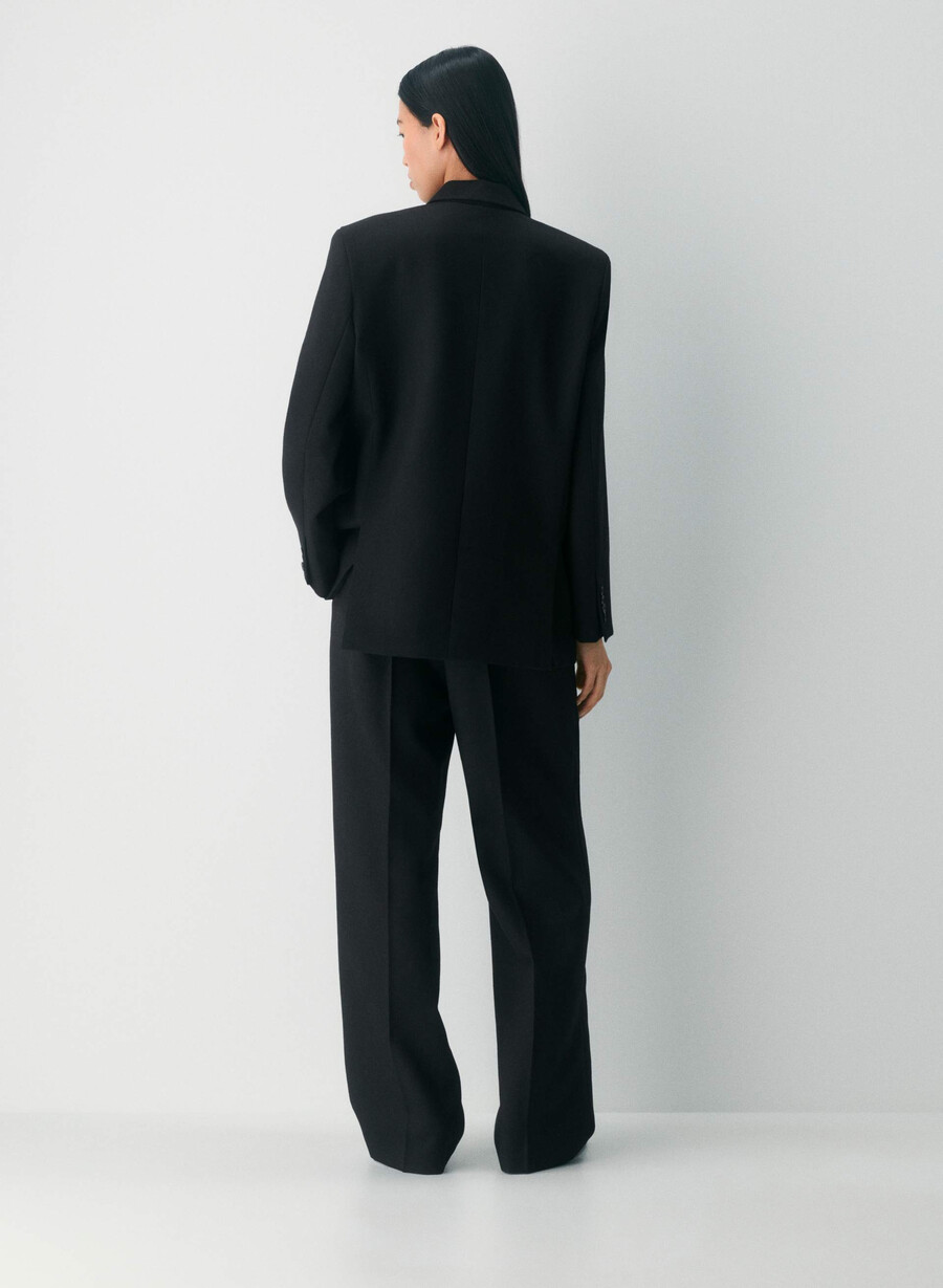 blazer fulton in lana nero