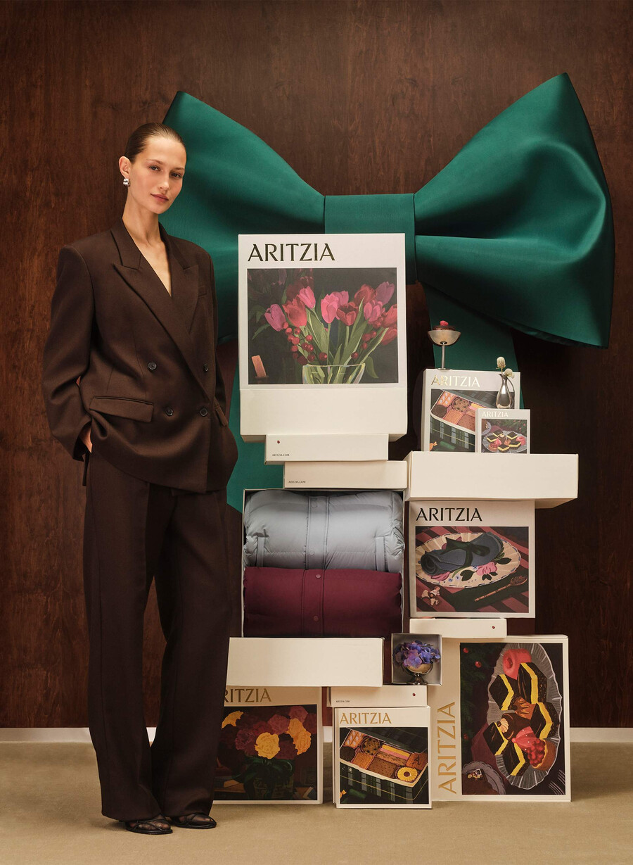 blazer in lana fulton burlwood marrone