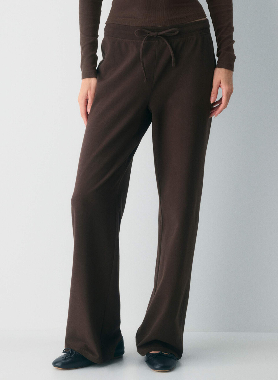 pantaloni homestretch smooth vibe ricco marrone mocha