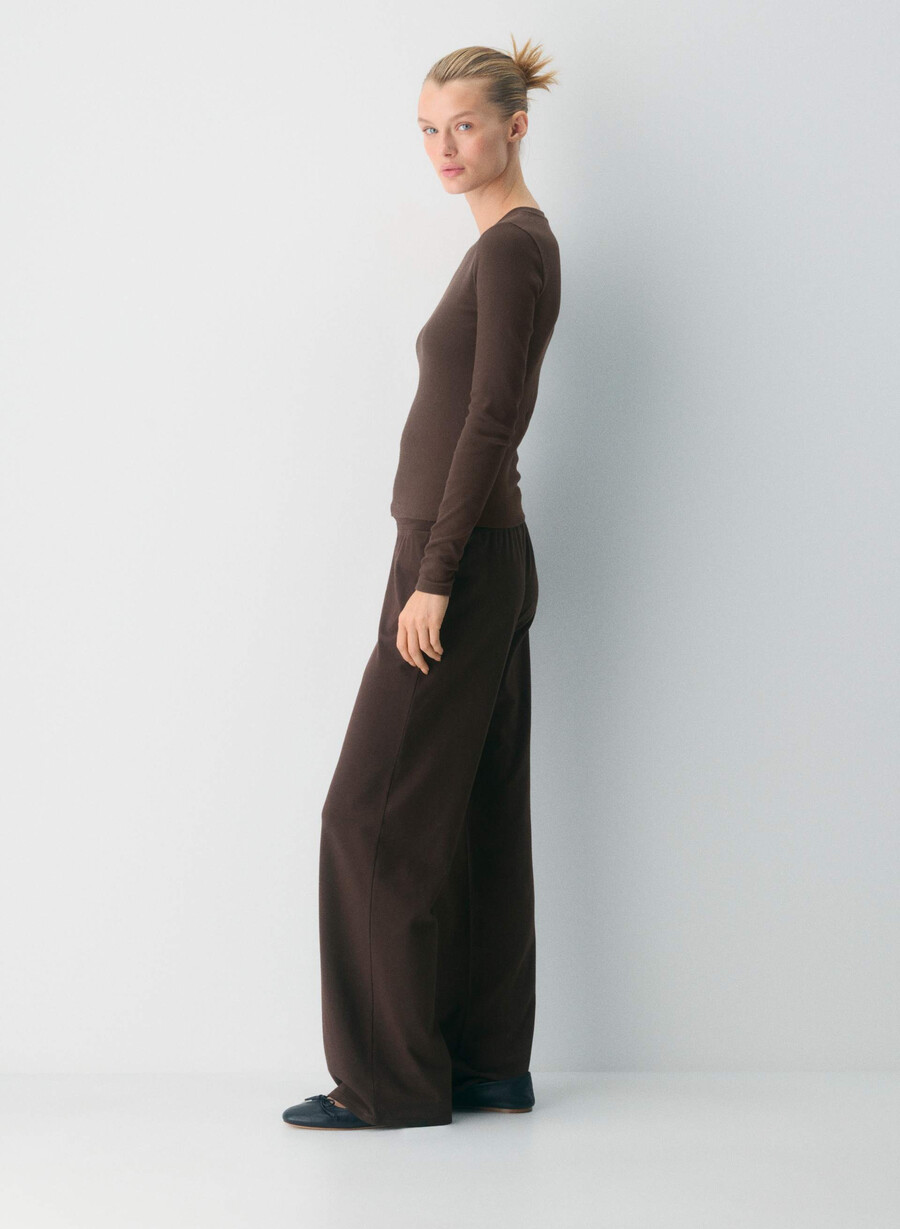 pantaloni homestretch smooth vibe ricco marrone mocha