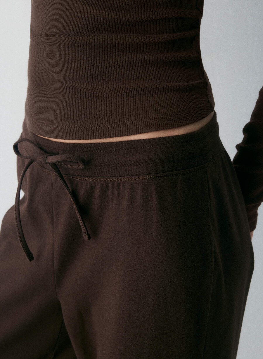 pantaloni homestretch smooth vibe ricco marrone mocha