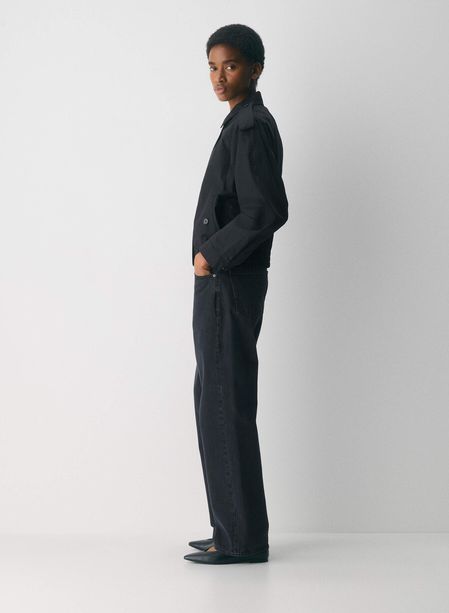 giacca arno - city twill nero