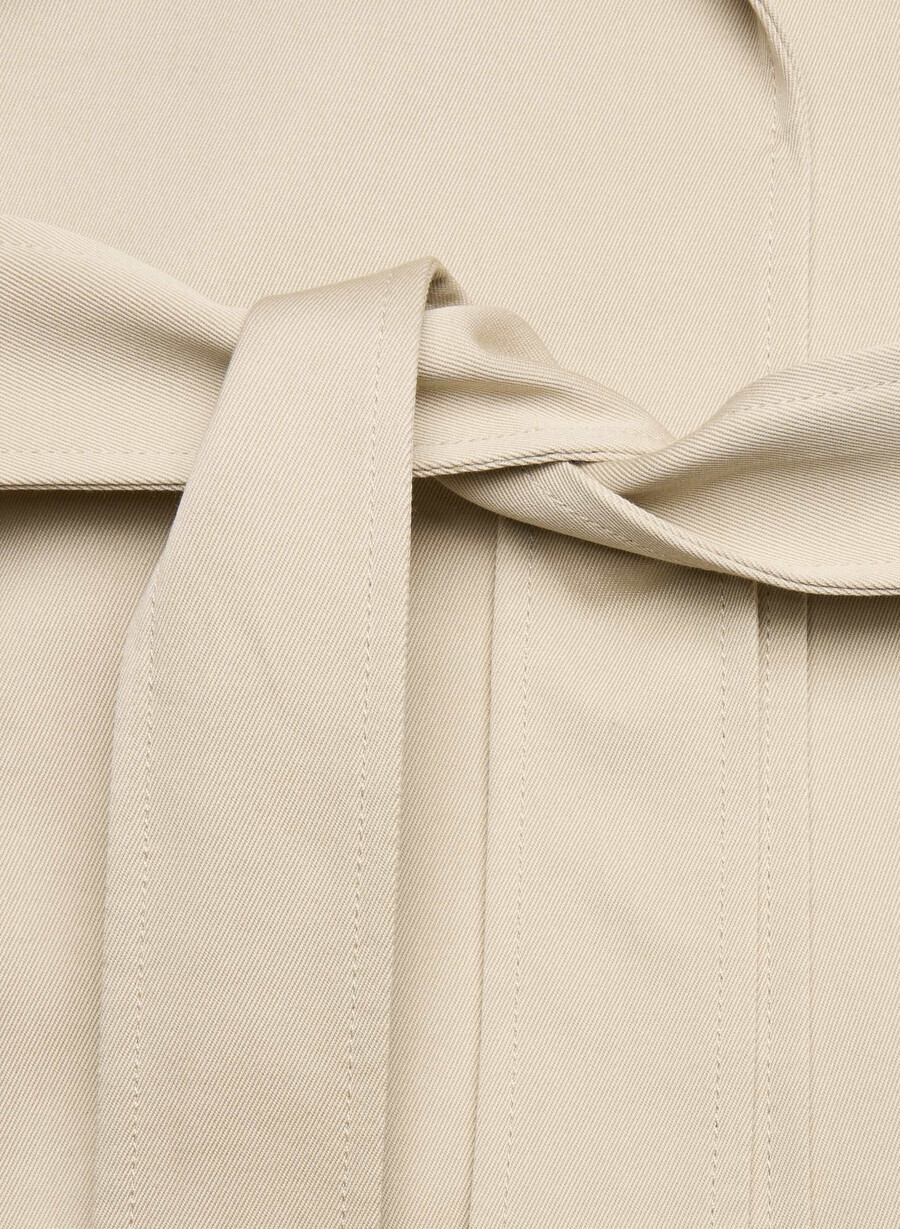 il trench davis - rich twill marcona beige