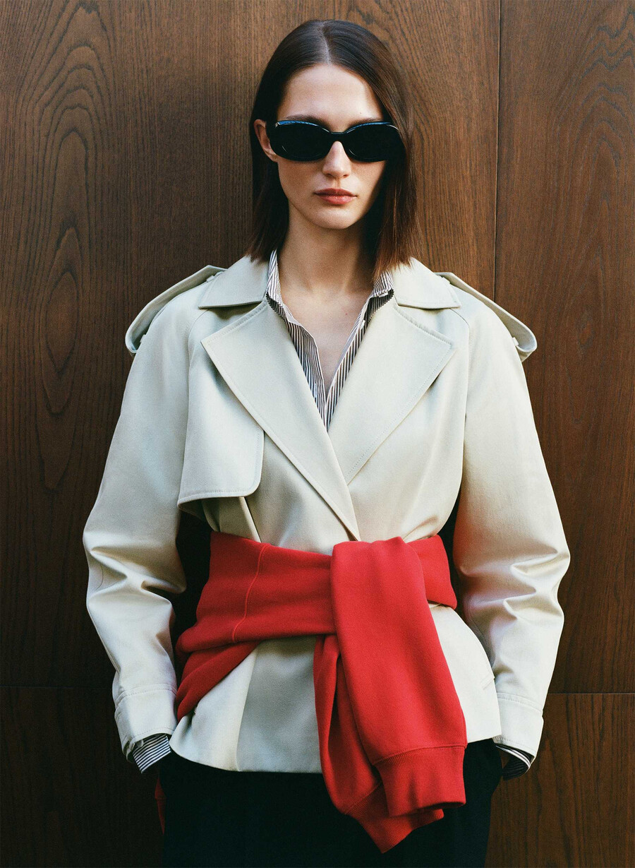 il trench davis - rich twill marcona beige