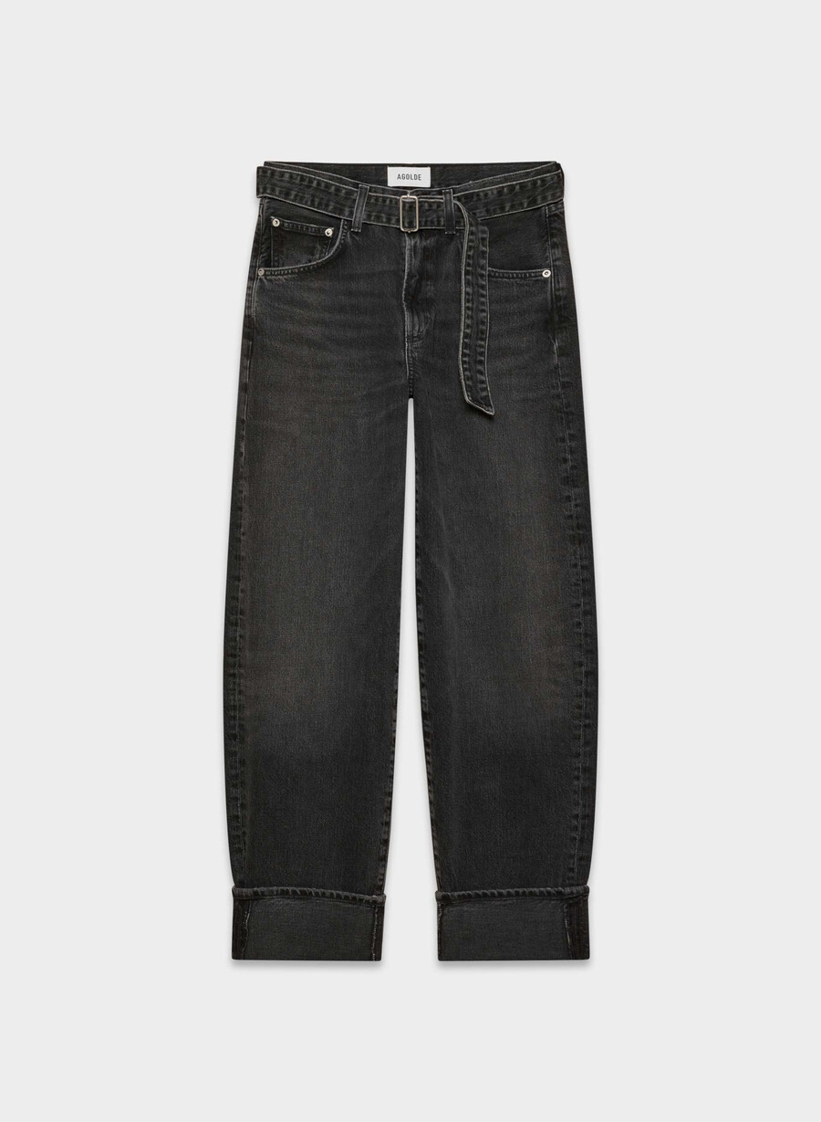 jeans con risvolto agolde arcane