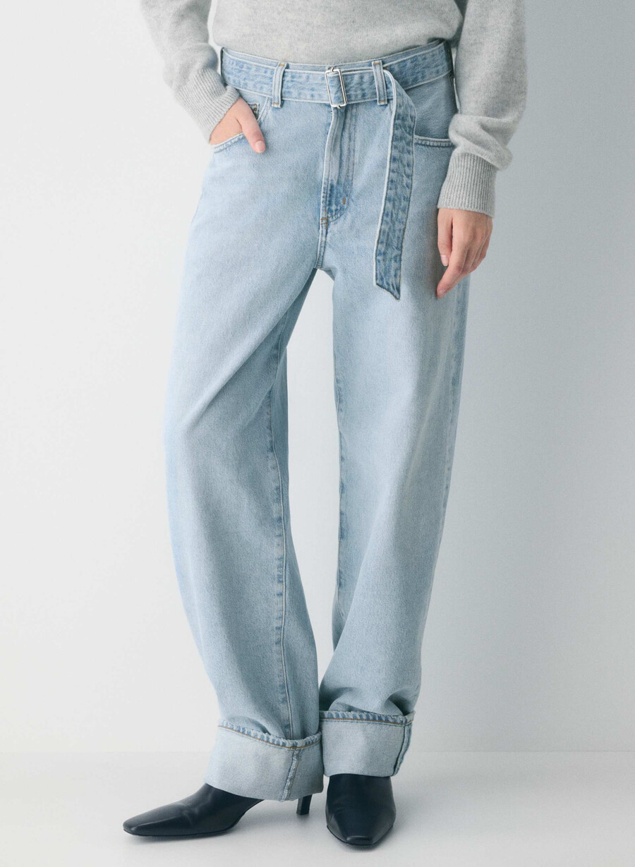 jeans con risvolto agolde dew point
