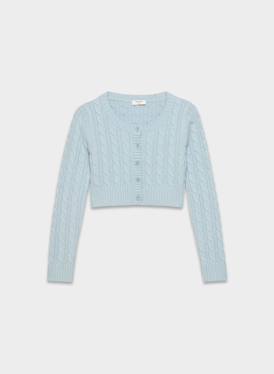 cardigan teacup blu rugiada