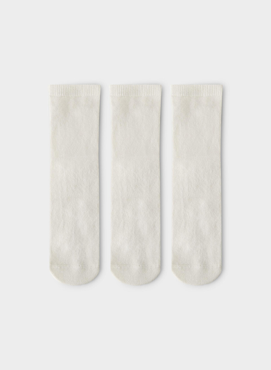 calzini alla caviglia per pantaloni confezione da 3 colore betulla chiara