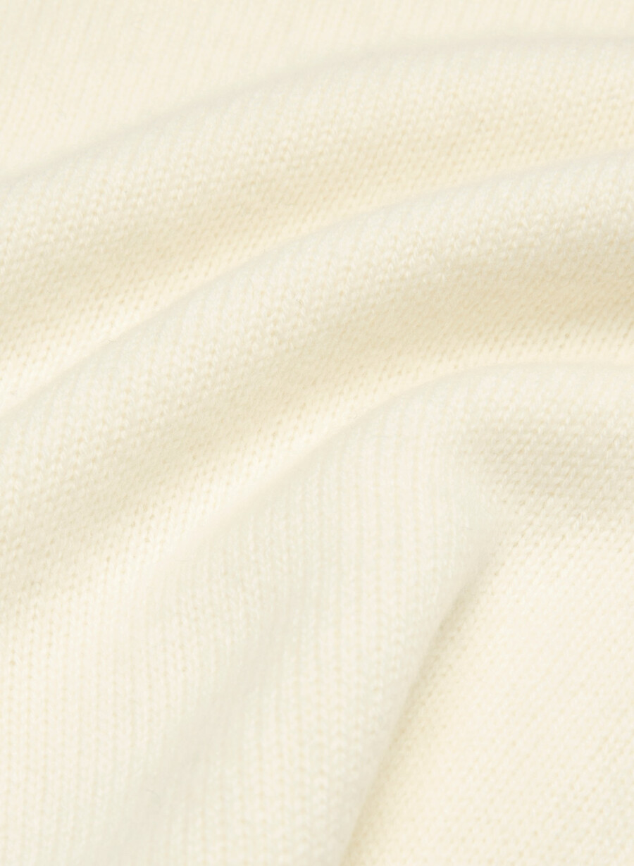 felpa con cappuccio essential cashmere idyllic zip betulla chiara