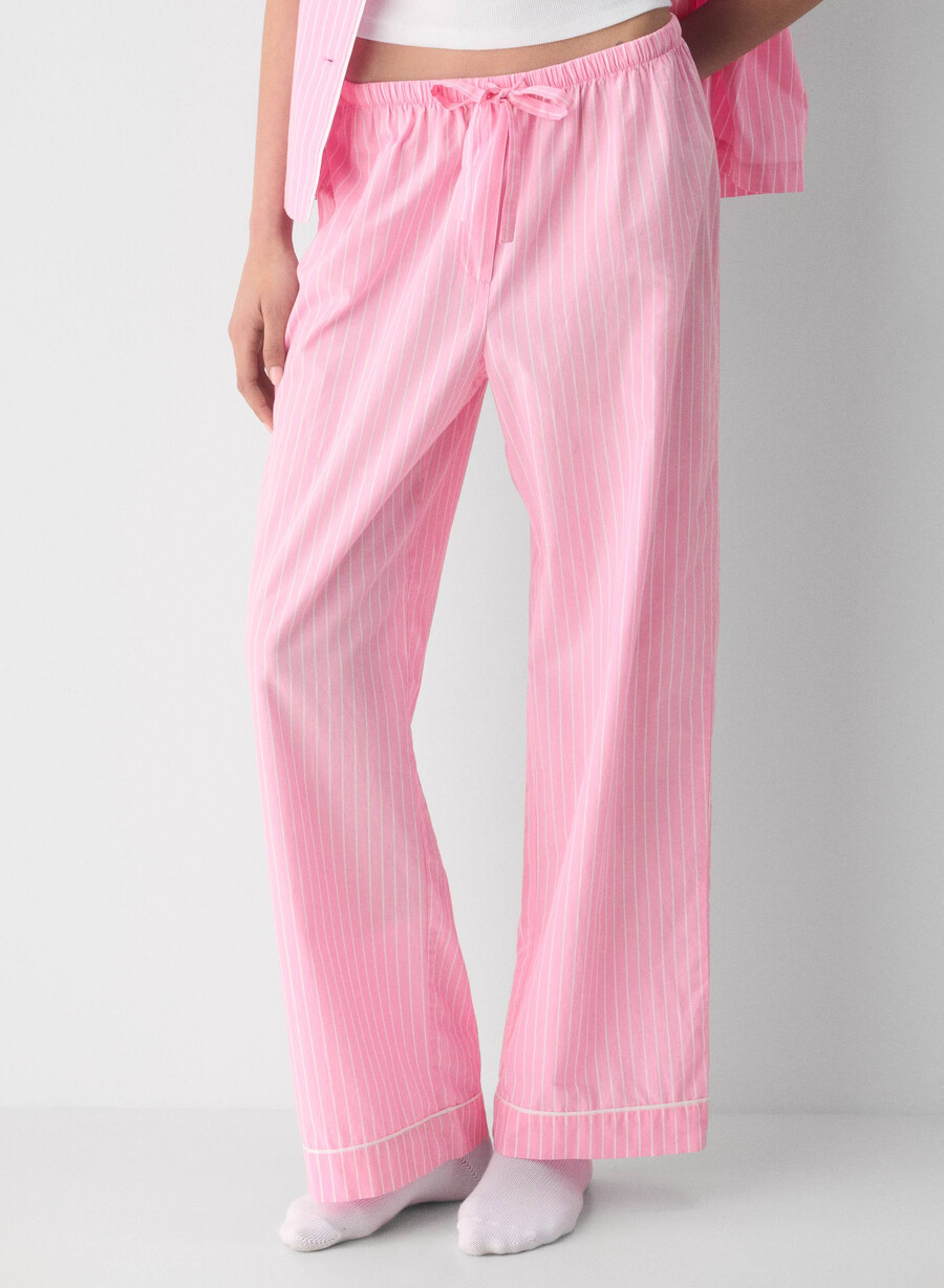 pantaloni da pigiama in popeline laze shlb stripe cr bbt