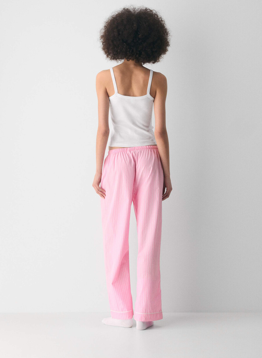 pantaloni da pigiama in popeline laze shlb stripe cr bbt