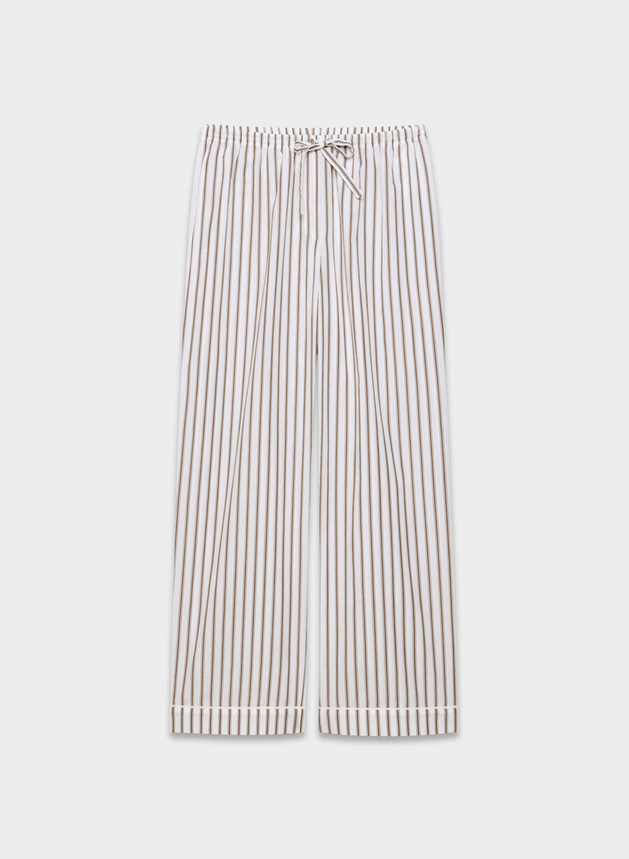 pantaloni da pigiama in popeline laze joel stripe b wtch