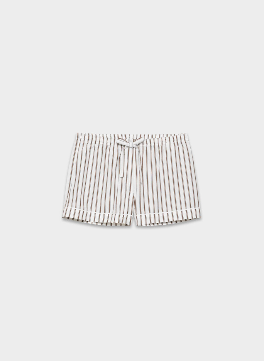 pigiama corto in popeline laze joel stripe b wtch