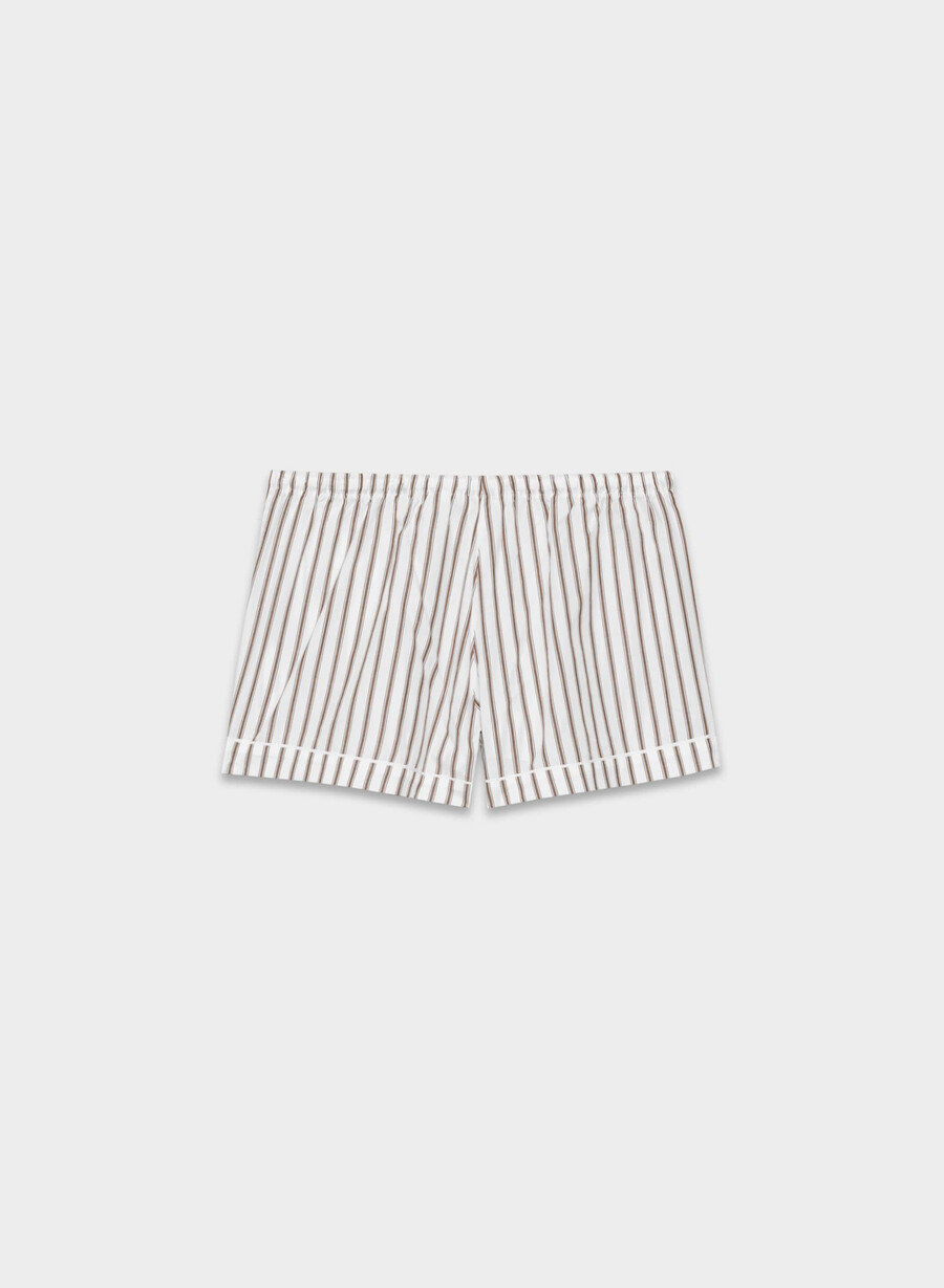 pigiama corto in popeline laze joel stripe b wtch