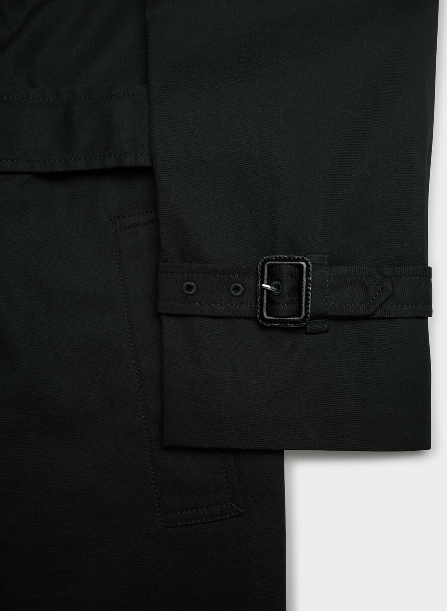 trench corto the finch - city twill nero