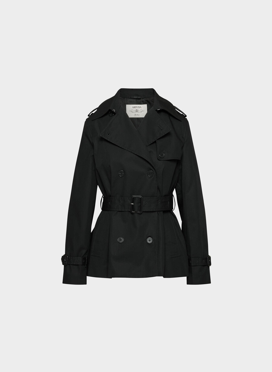trench corto the finch - city twill nero
