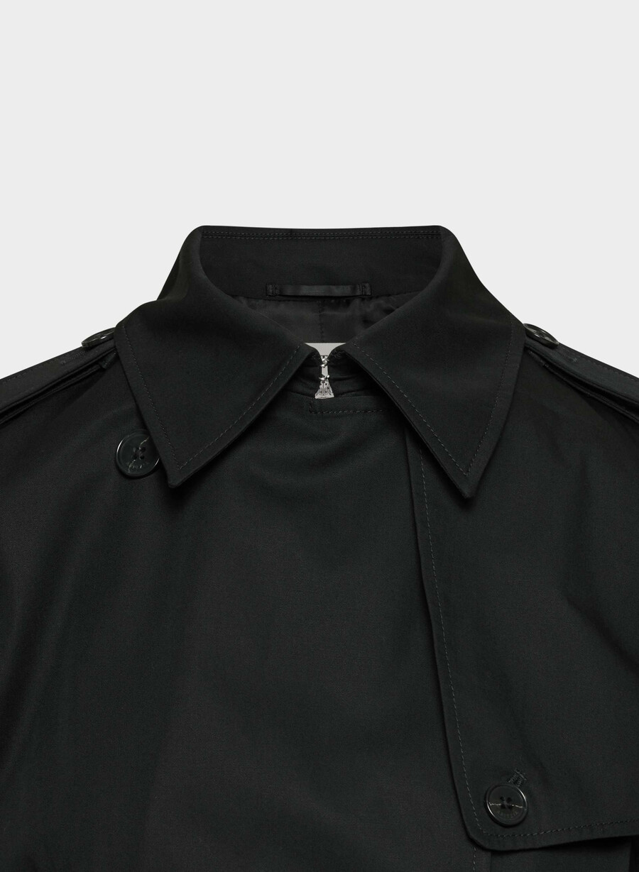 trench corto the finch - city twill nero