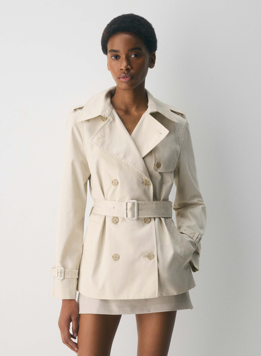 trench corto the finch - city twill birch