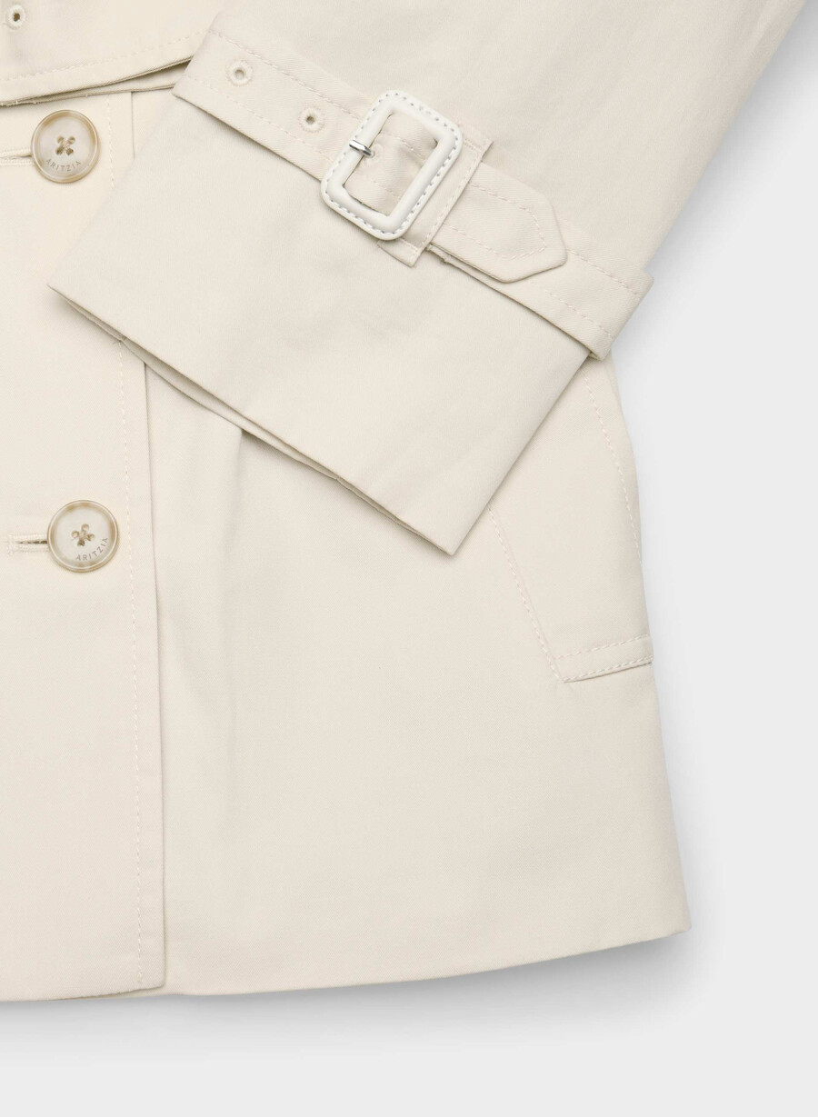 trench corto the finch - city twill birch
