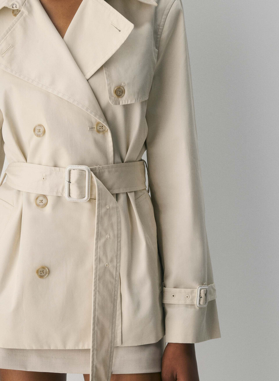 trench corto the finch - city twill birch
