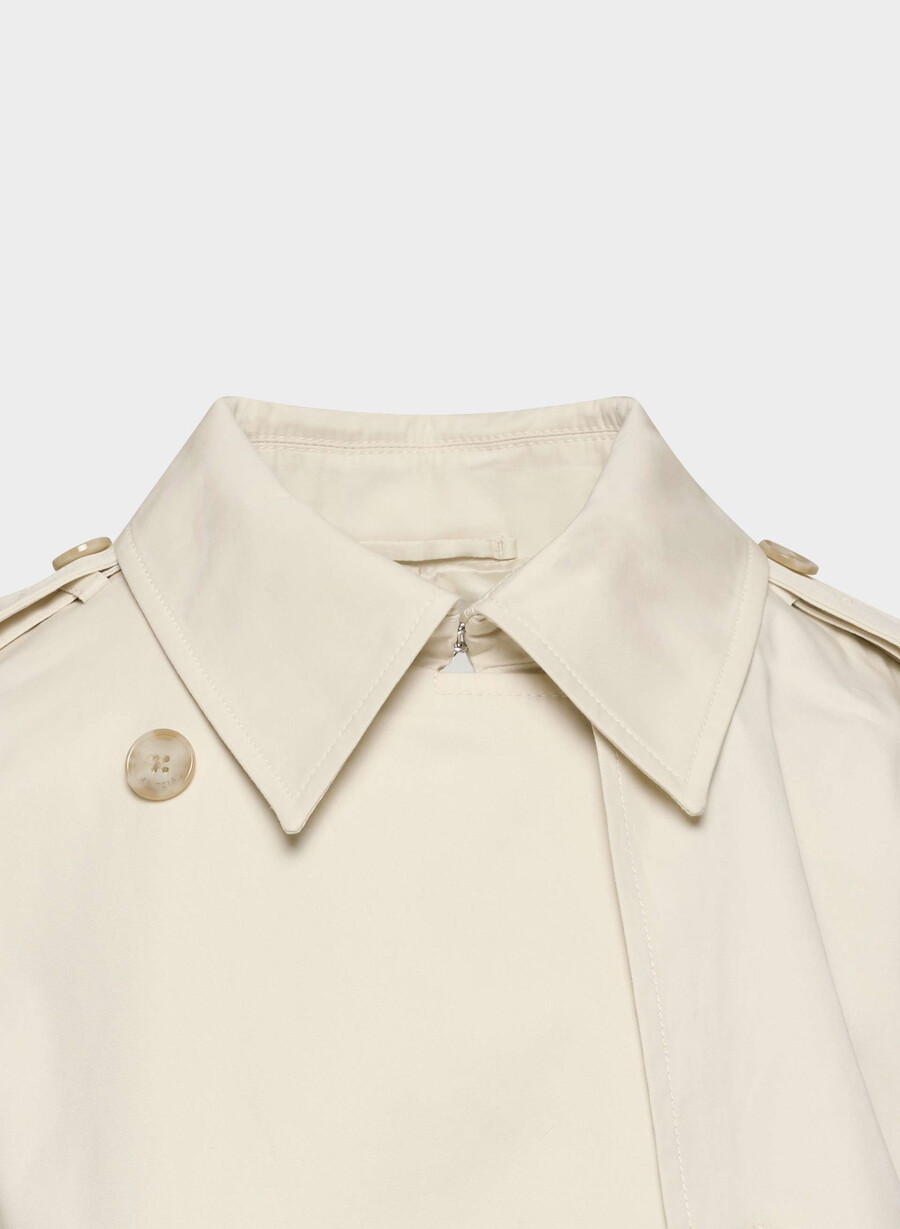 trench corto the finch - city twill birch