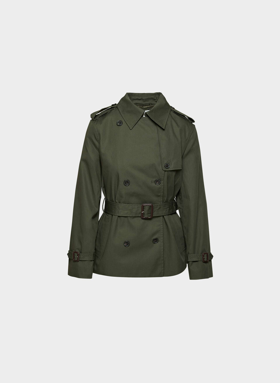 trench corto the finch - city twill dark olive