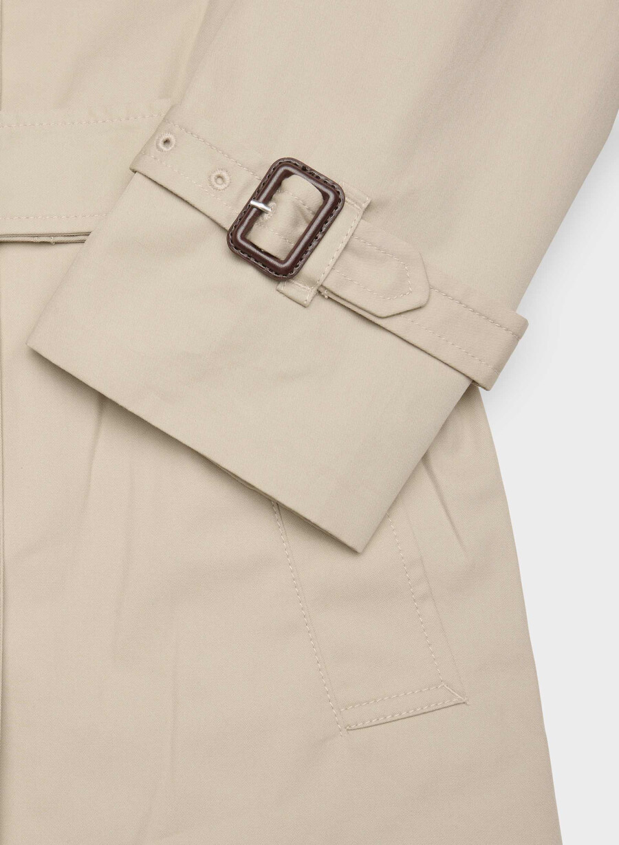 trench corto the finch - city twill marcona beige