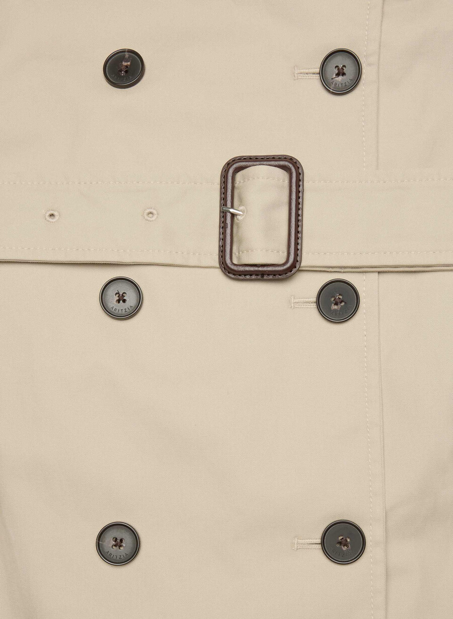 trench corto the finch - city twill marcona beige