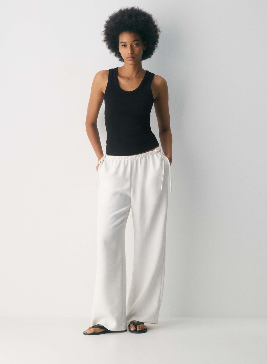 pantalone artisan - crepette betulla chiara