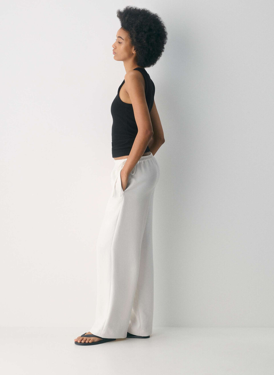 pantalone artisan - crepette betulla chiara