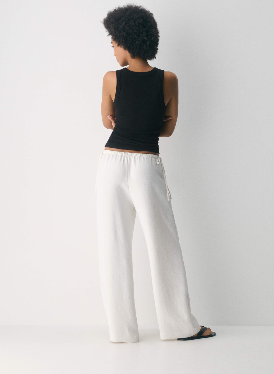 pantalone artisan - crepette betulla chiara