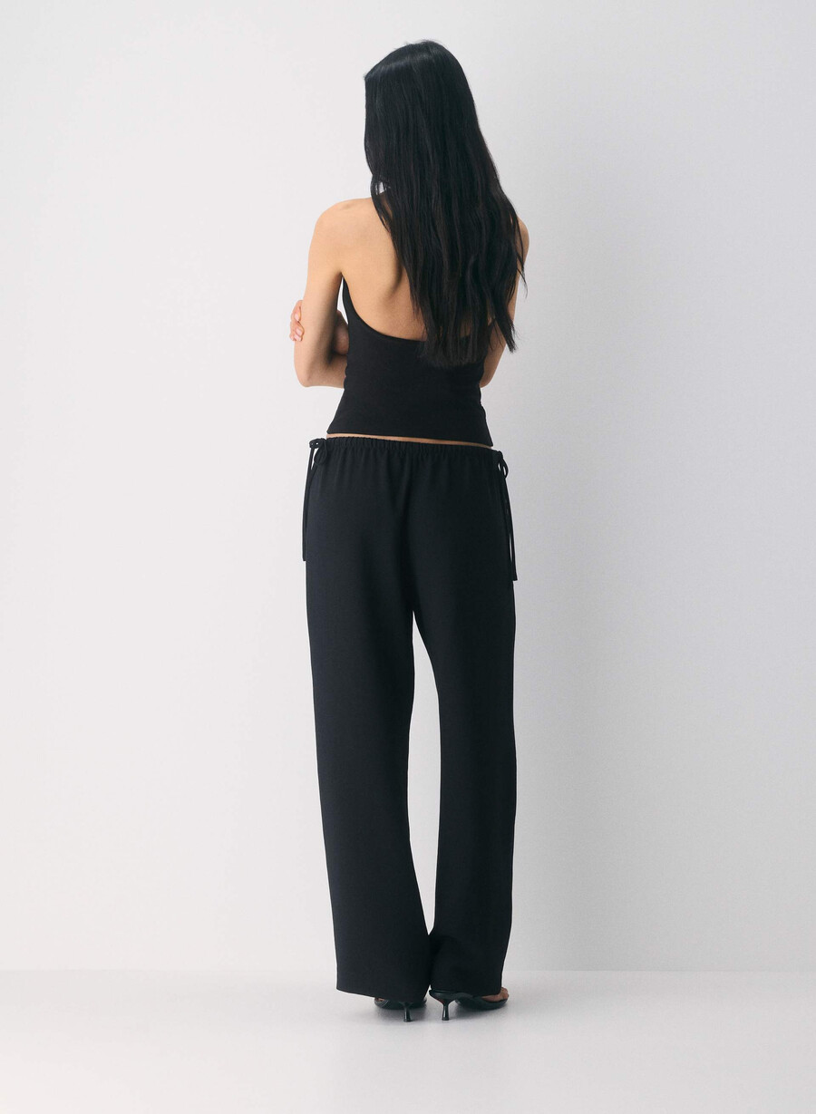 pantaloni artisan - crepette nero