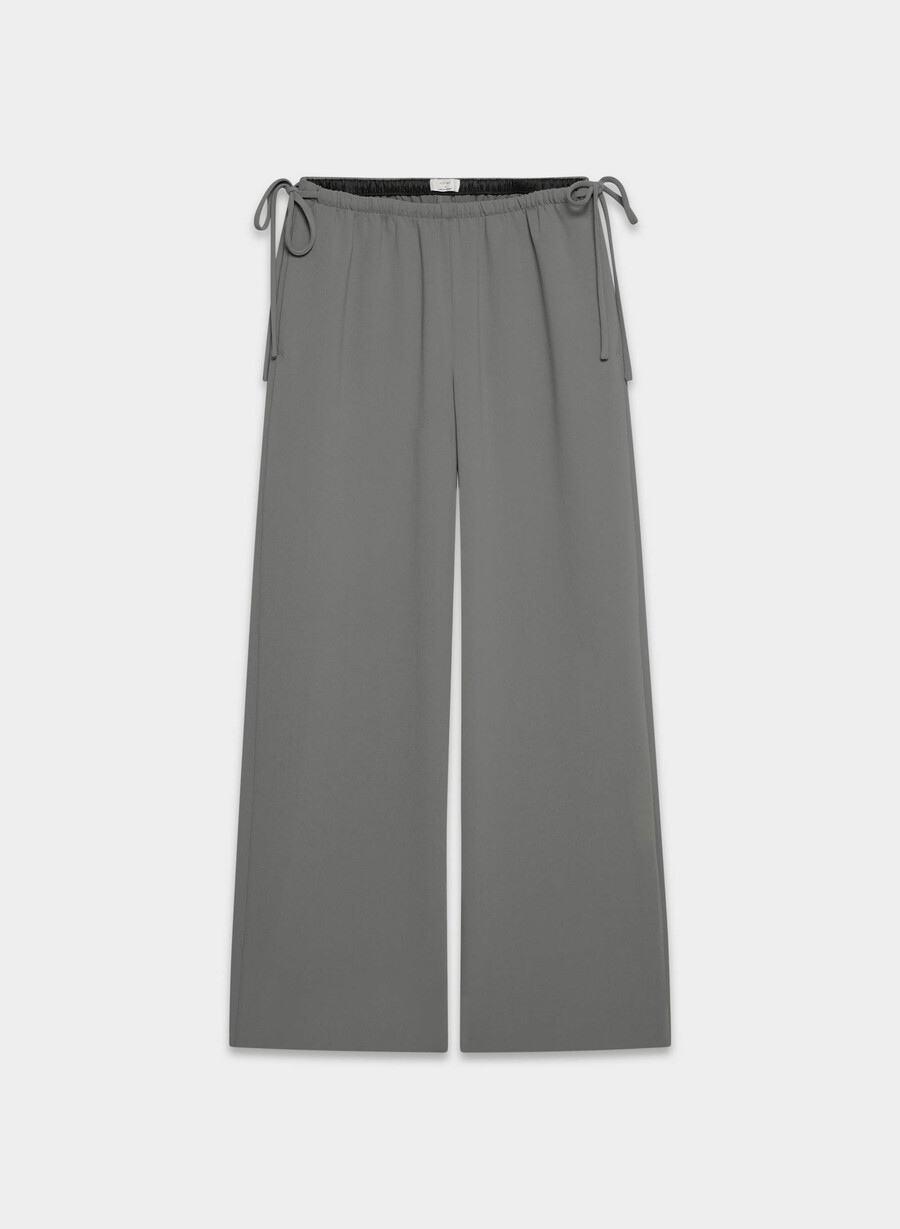 pantaloni artisan - crepette grigio scuro