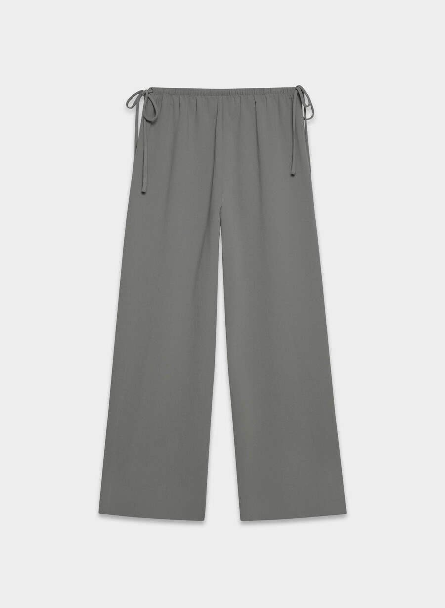 pantaloni artisan - crepette grigio scuro