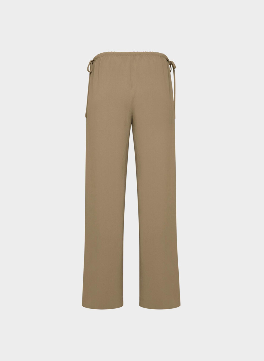 pantaloni artisan - crepette folio marrone