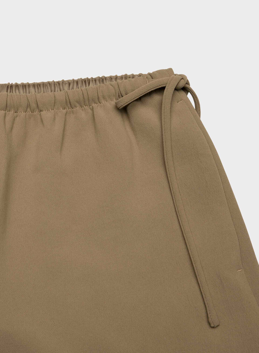 pantaloni artisan - crepette folio marrone