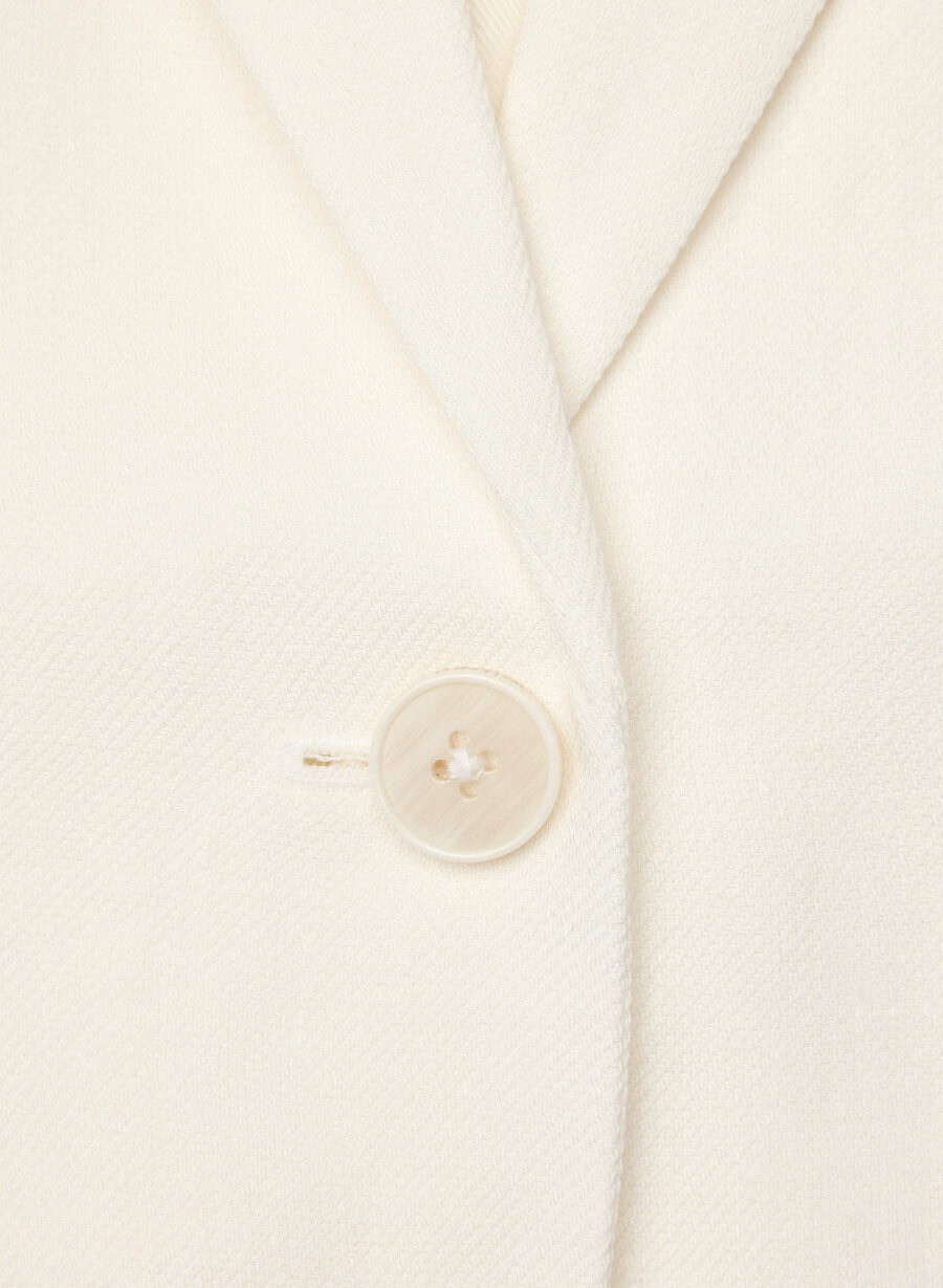 blazer etiquette - lino betulla chiara